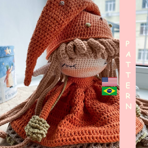 PDF Crochet PATTERN Amigurumi Doll Friendly Elf, Crochet Stuffed Toy, Best Gift Idea