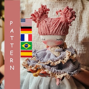 PDF CROCHET PATTERN Amigurumi Cute Angel, Crochet Stuffed Doll,  Valentine Angel, Best Gift Idea, Crochet Pattern Toy