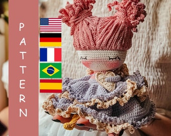 PDF CROCHET PATTERN Amigurumi Cute Angel, Crochet Stuffed Doll,  Valentine Angel, Best Gift Idea, Crochet Pattern Toy