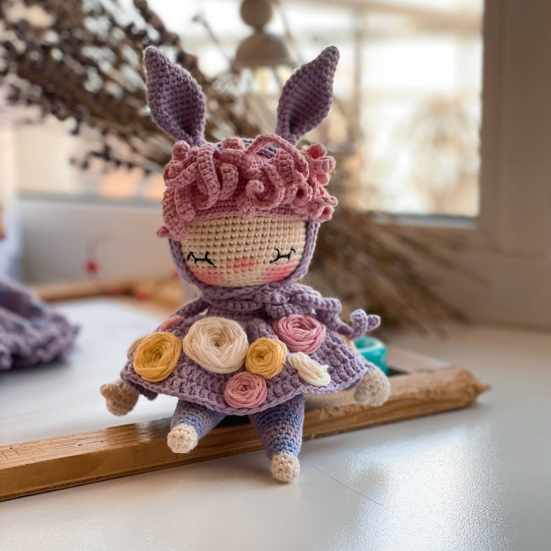 PDF Crochet PATTERN Amigurumi Little Bunny, Crochet Stuffed Toy, Best Gift Idea zdjęcie 2