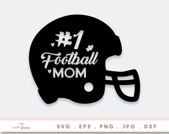 Football mom SVG, football mom vector file, football helmet SVG