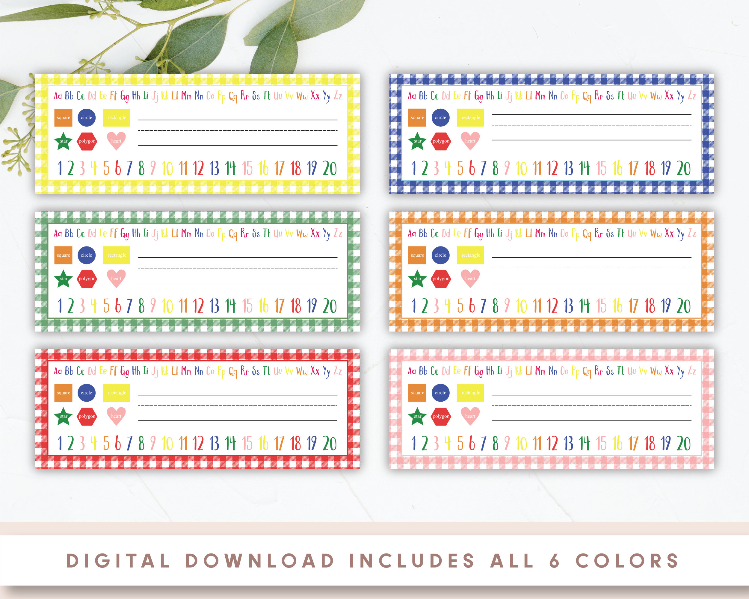 School Desk Name Tags Back To School Supplies kids Name Etsy