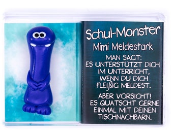 Schul-Monster inkl. Karte mit Monstereigenschaften