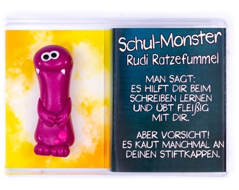 Einschulung, Geschenk für die Schultüte, Schul-Monster