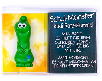 Einschulung, Geschenk Junge, Schul-Monster