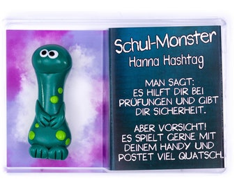 Schul-Monster Glücksbringer für Schulkinder