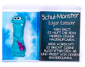 Einschulung, Geschenk Mädchen, Schul-Monster