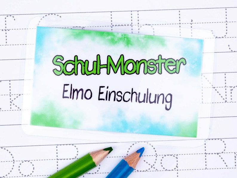 Schultüte, Ideen für die Einschulung, Schul-Monster image 2