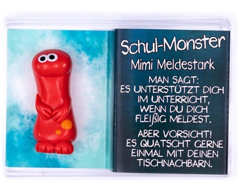 Einschulung, Geschenk Mädchen, Schul-Monster