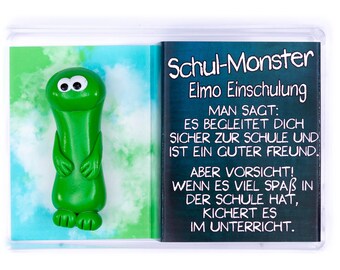 Einschulung, Geschenk für die Schultüte, Schul-Monster