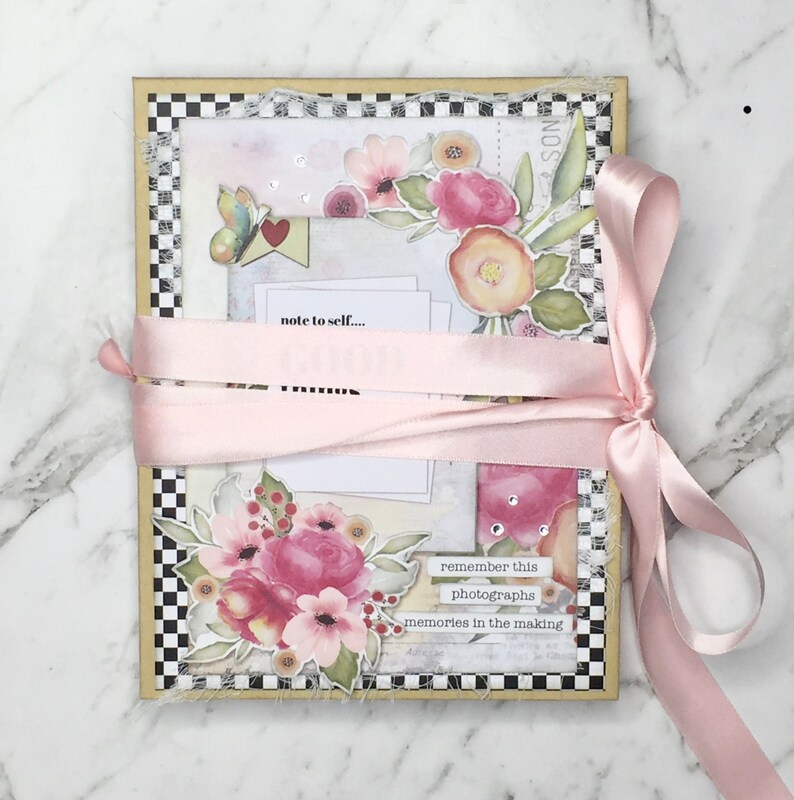 Handmade Photo Album Concertina Photo Book With Whimsical Etsy