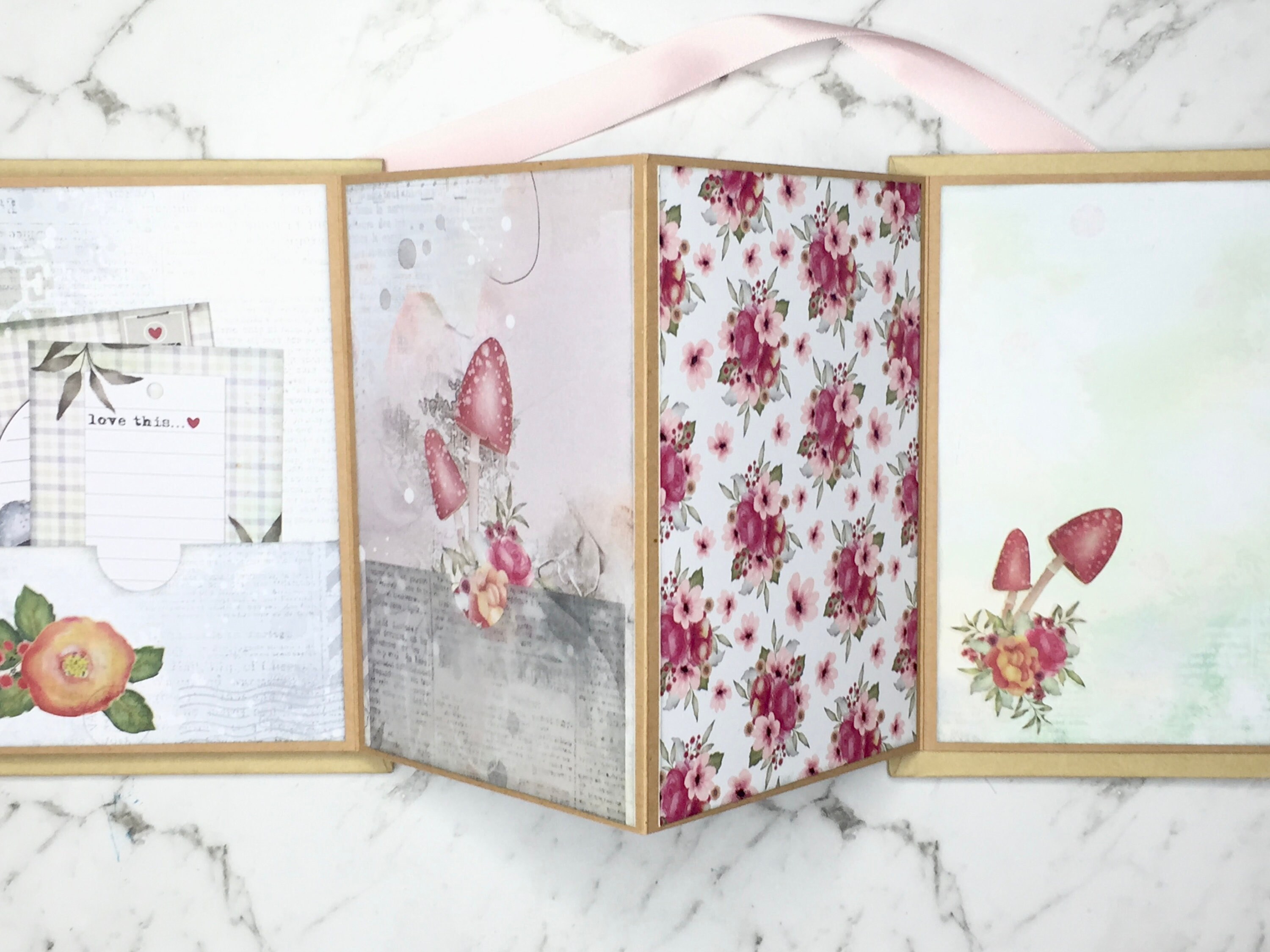 Handmade Photo Album Concertina Photo Book With Whimsical Etsy Australia