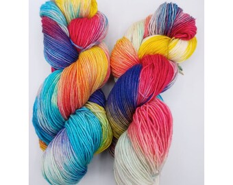 hand-dyed sock yarn, 4 ply, "Spring Bloomers", Creative Corner,