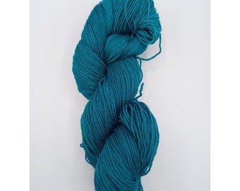 Sock yarn fine, hand-dyed, 4 ply, ice mottled, Creativ-Ecke, semisolid, uni,