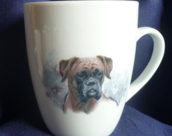 Tasse  mit  Boxer