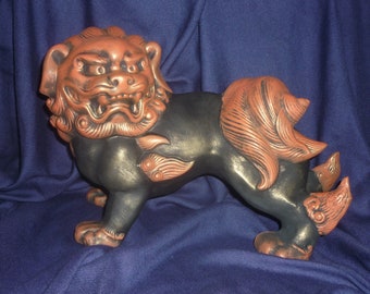 Chinese Lion, Mystic, Magic, Unique,Happiness,Red,Fire
