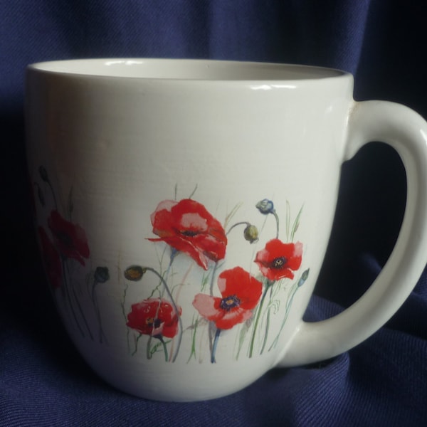 Mega große Tasse Klatschmohn