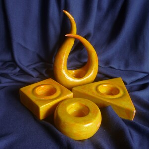 Candlestick, Tealight Holder, Set of 4, Candle Holder, Table Deco