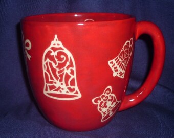 Mega large cup with bells, Christmas, mulled wine,