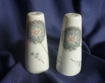 Salt and pepper shakers with pustules set