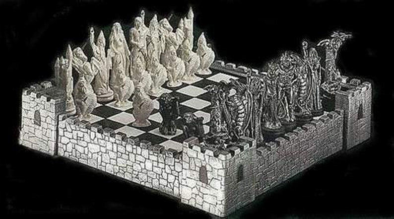 Schachspiel der besonderen Art Absolutes Unikat Nur 1 x lieferbar Spiel,Schach, Handarbeit,Einzelstueck Bild 1