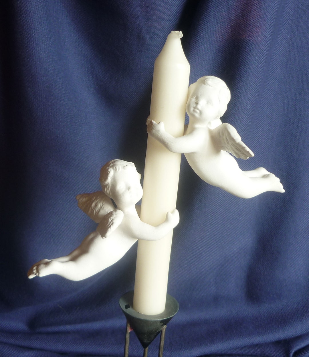 2 Candle Angels for Candlesticks Angels Cherubs Table Etsy