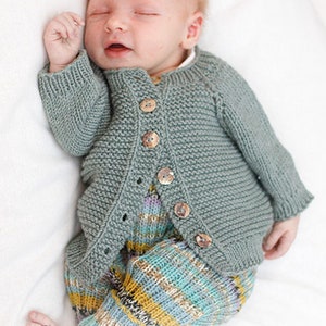 Hand-knitted baby and children's jacket Drops design 100% merino wool desired size desired color