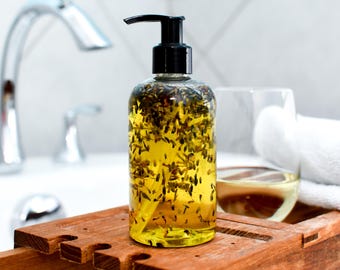 Olio corpo e massaggio alla lavanda
