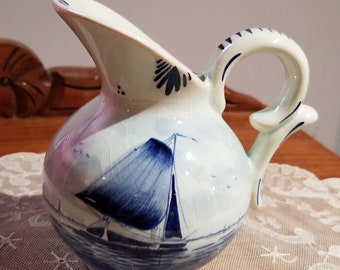 Delft Blue Small Pitcher handmade in Holland