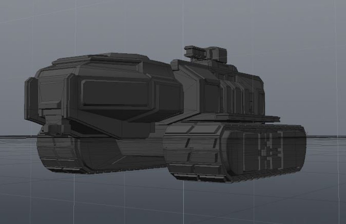 Sci-fi Terrain Vehicle - 3D Printable Sci-fi Model/miniature - Etsy