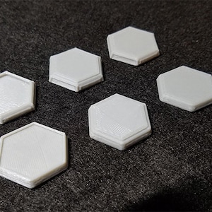 3D Printable Hex Bases -Basic Hexes