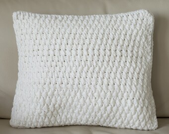 Pillow,cushion cover,cushion cover,35 x 40 cm,inlet,rectangular,cotton,linen,pattern,handmade,decorative, white,home décor