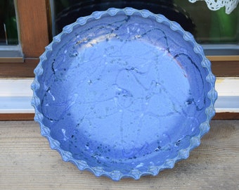 Blaue Schale, Schüssel getöpfert, in drei Größen, hoch gebrannt