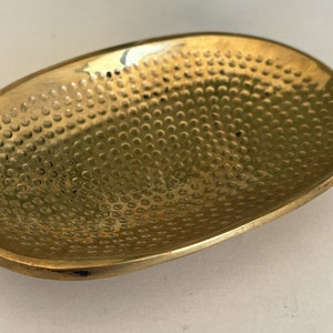 Moroccan Handcrafted Solid Brass Soap Dish: Elegance for Your Bathroom.