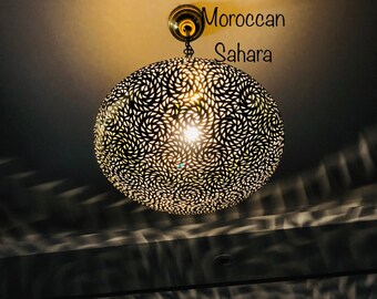 Moroccan Pendant Light: Exquisite Hanging Lamp for New Home Decor Lighting.