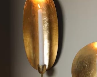 Safavieh Art Deco Oval Wall Sconce - Iron Candle Holder With Glass Cups, Retro Home Decor