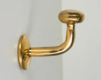 Vintage Hooks Set, Solid Brass Robe Hook, Heavy Duty Single Hook, Wall Mount Robe Hooks
