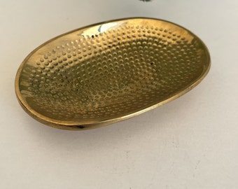 Brass Soap Dish Wall Mount For Bathroom, Engraved Soap Holder