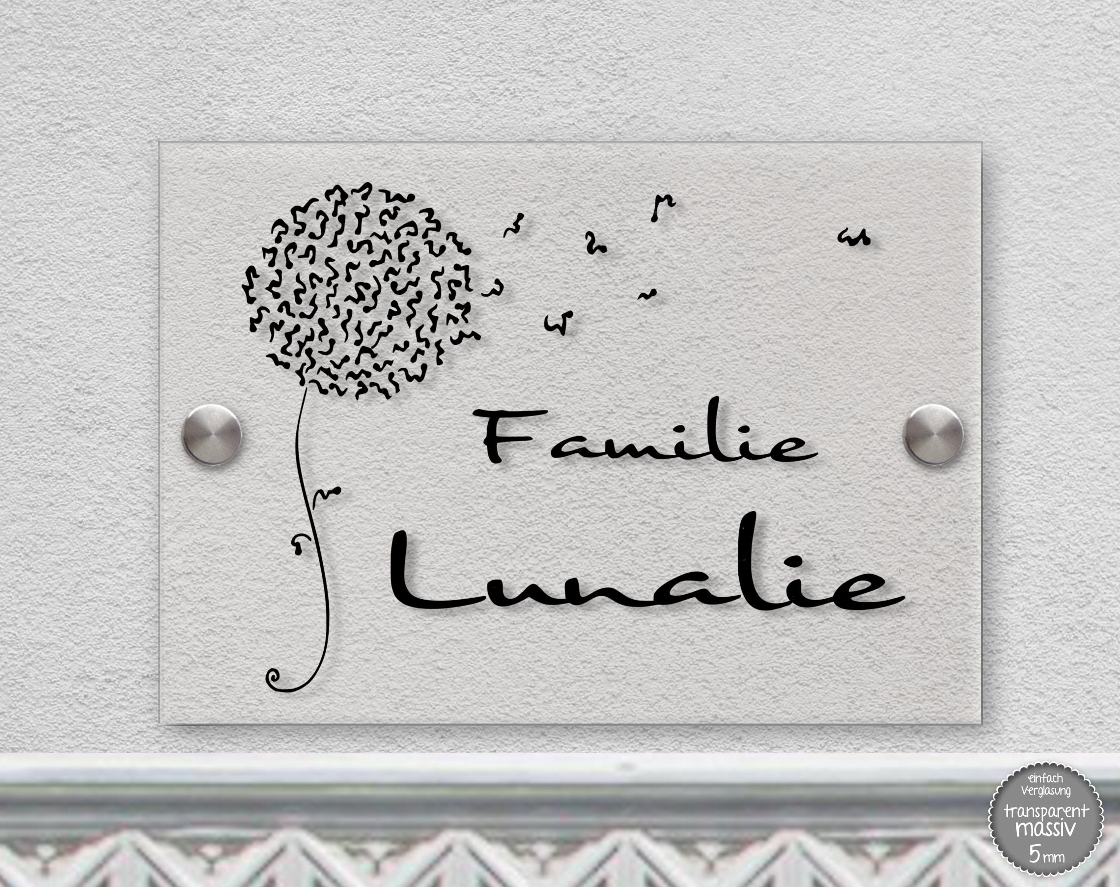 Namensschild / Hausschild | Etsy