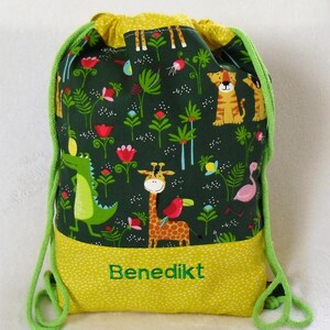 Turnbeutel, Rucksack mit Namen Bild 2