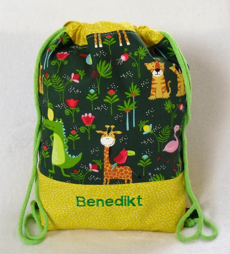 Turnbeutel, Rucksack mit Namen Bild 2