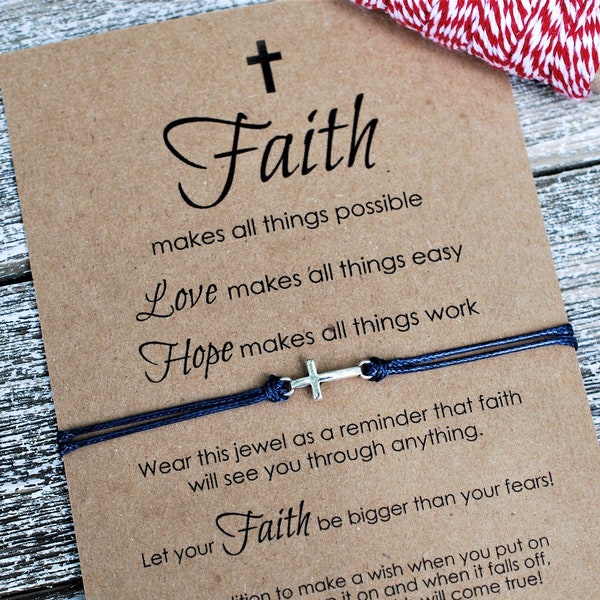 Faith Bracelet Etsy