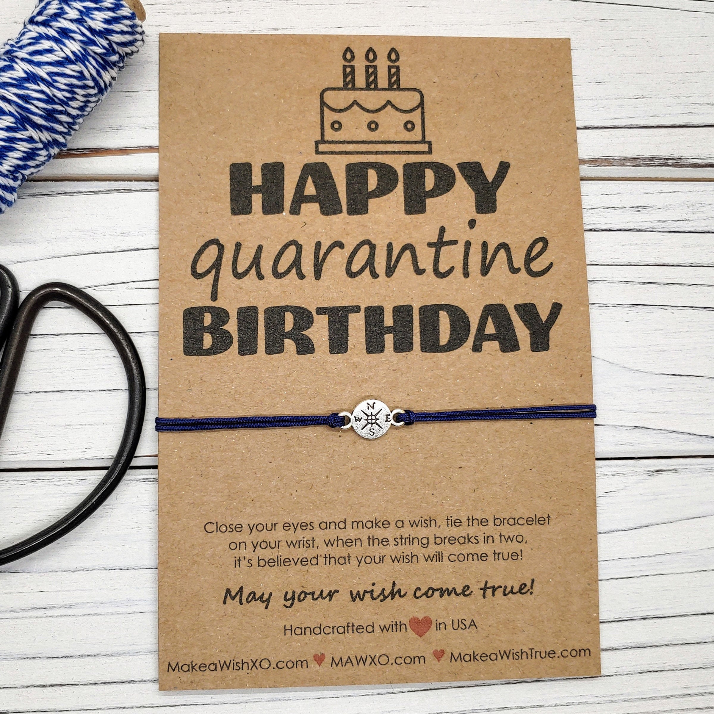 Happy Quarantine Birthday Gift Best Friend Gifts Friendship Etsy