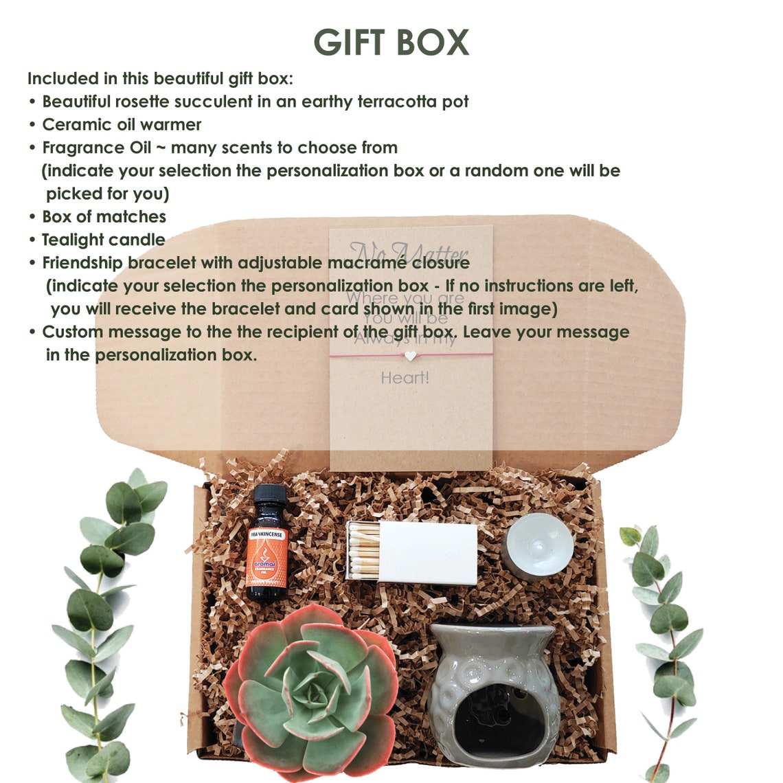 Congratulations Gift Box Graduation Gift Box Succulent