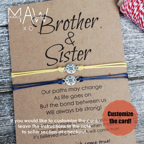 sister brother bracelet