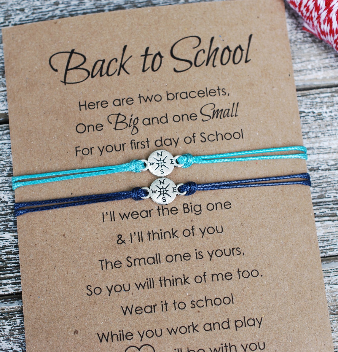 Back to School Bracelet First Day of School Bracelet Kids Etsy
