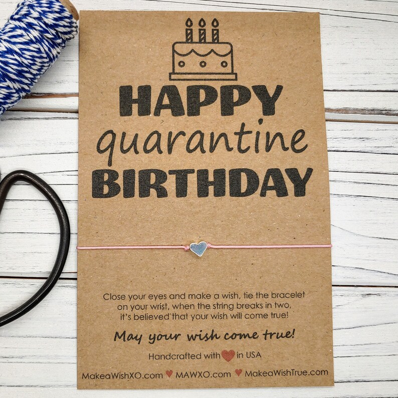 Happy Quarantine Birthday Gift Best Friend Gifts Friendship Etsy