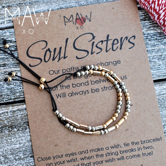 Soul Sister Morse Code Armband Unbiological Sister Soul Sisters Armband Big  Little Sorority Soul Sister Gift Beste Vriend Cadeau Verstelbaar - Etsy  België