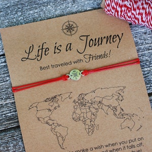 Life is a journey bracelet Clearance