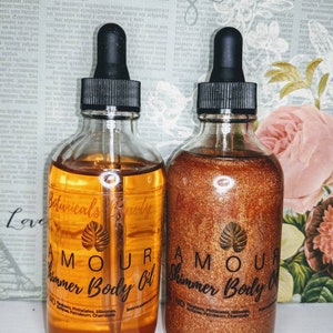 Scented Body Shimmer Oil Moisturizer